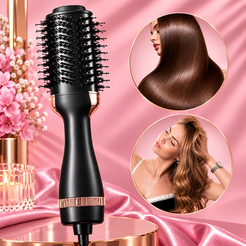 3-in-1 Hot Air Styling Brush – Hair Dryer, Volumizer & Styler