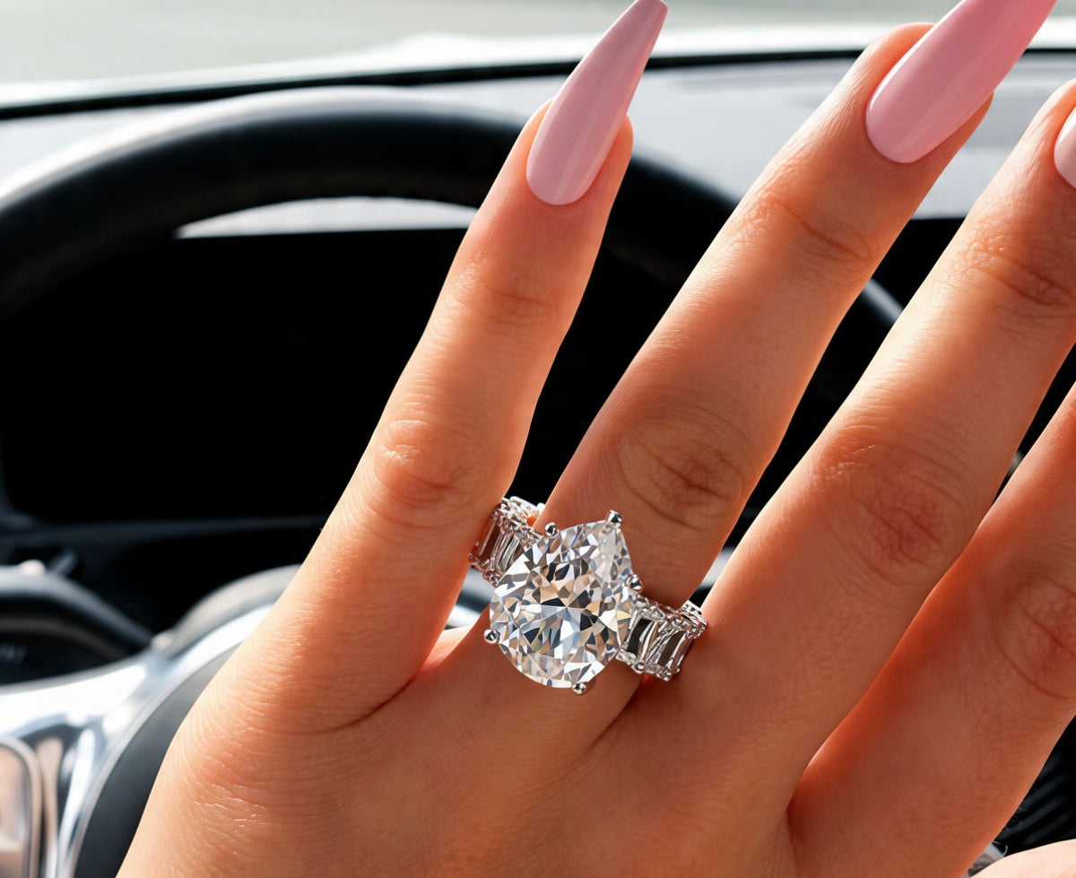 Glamorout & Baguette Statement Ring