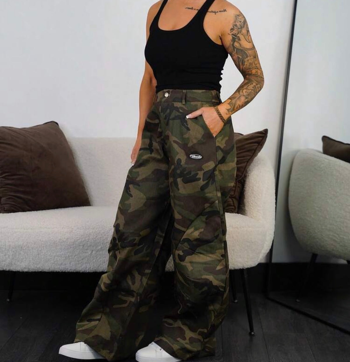 Utility Camouflage Cargo Pants