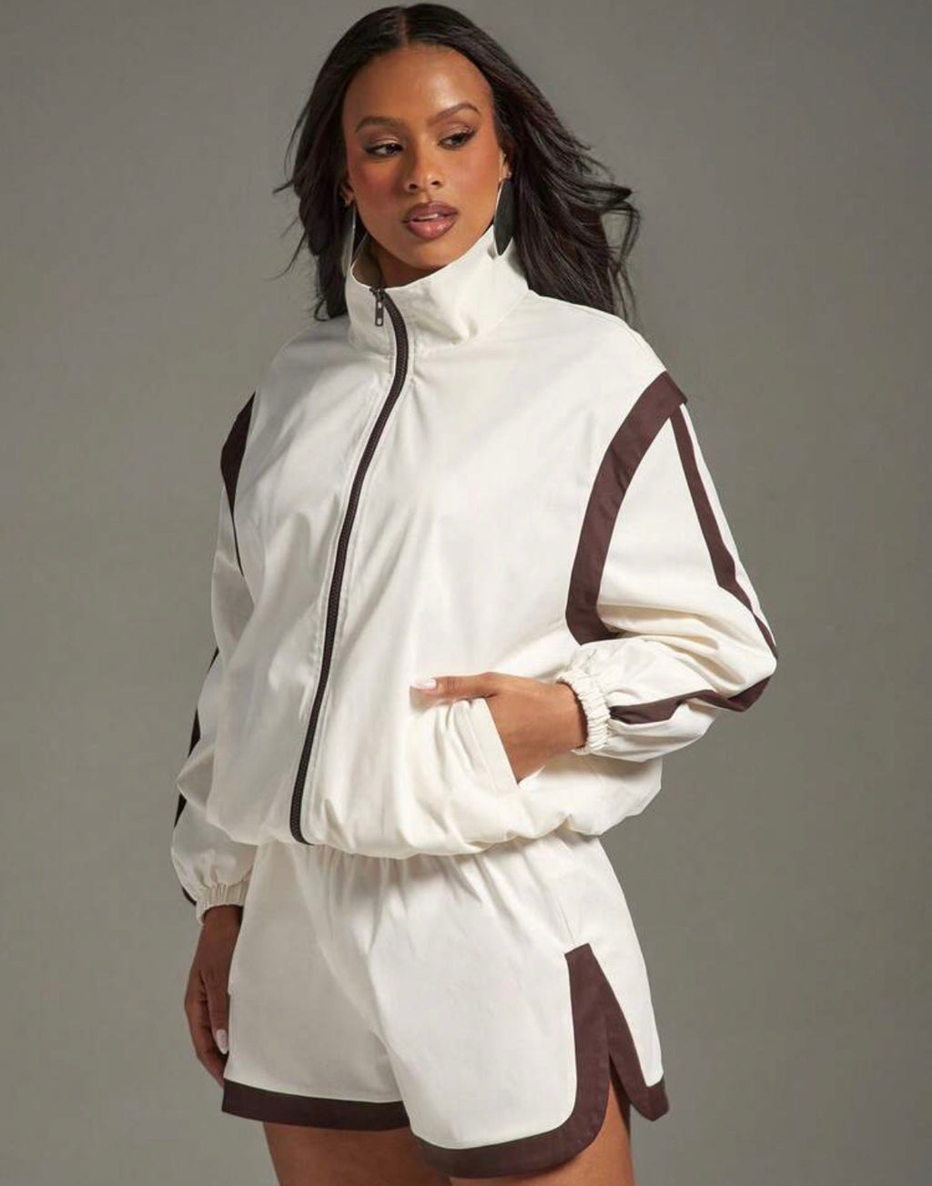 Retro Chic Sporty Matching Set