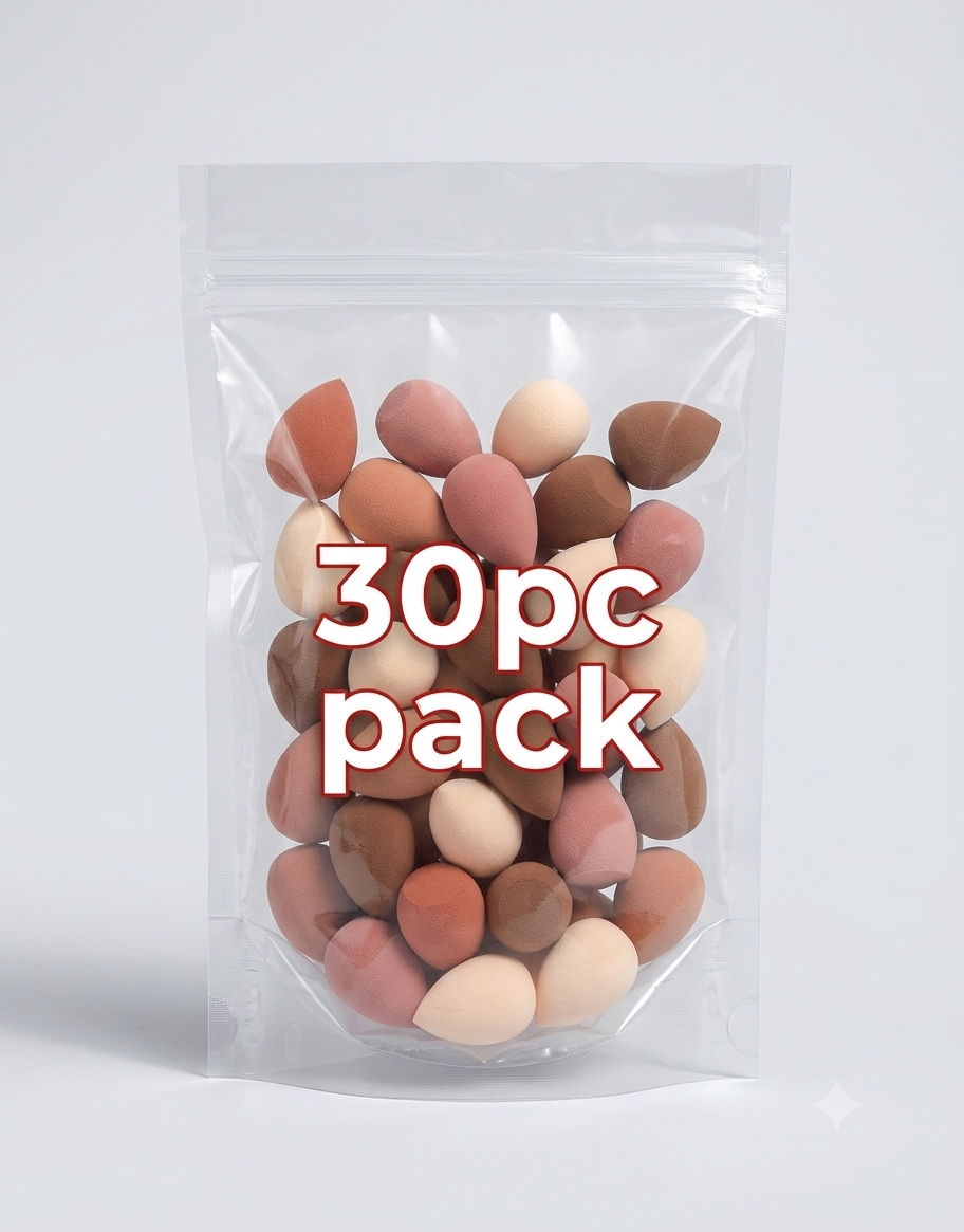 30-Piece Mini Makeup Beauty Blender Sponge Set