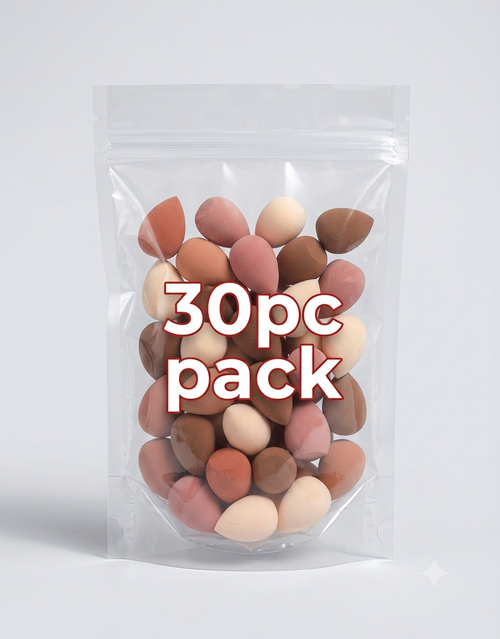 30-Piece Mini Makeup Beauty Blender Sponge Set