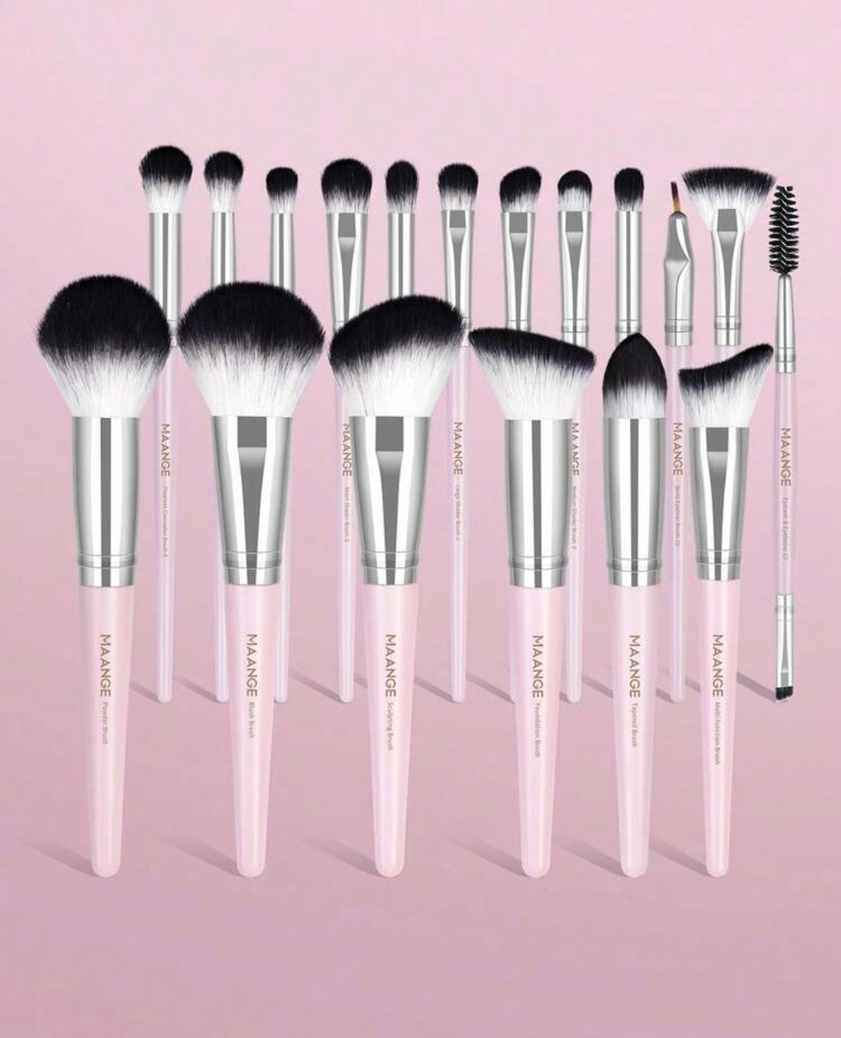 18-Piece Complete Professional Makeup Brush Set