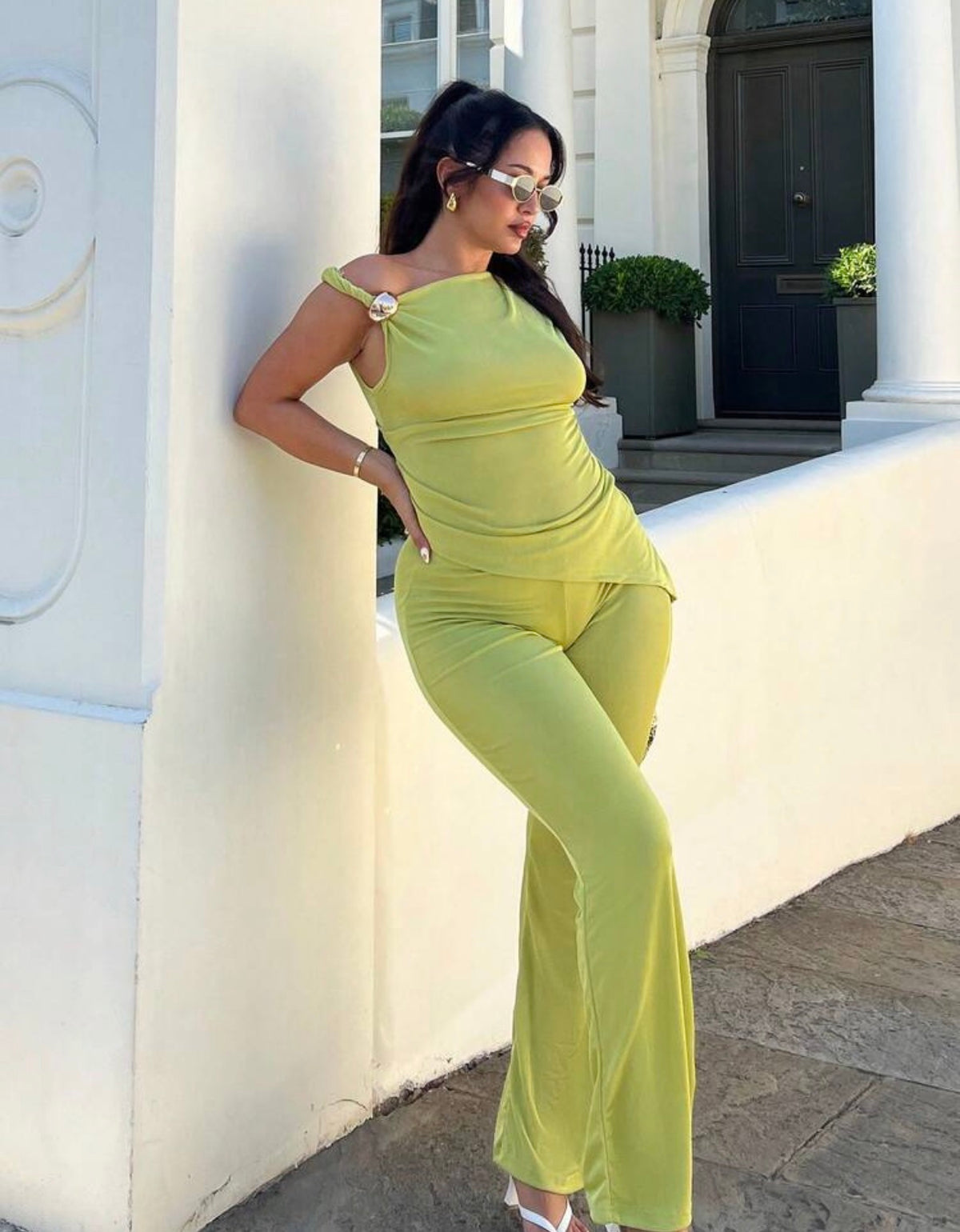Lime Green Two-Piece Co-ord Set
