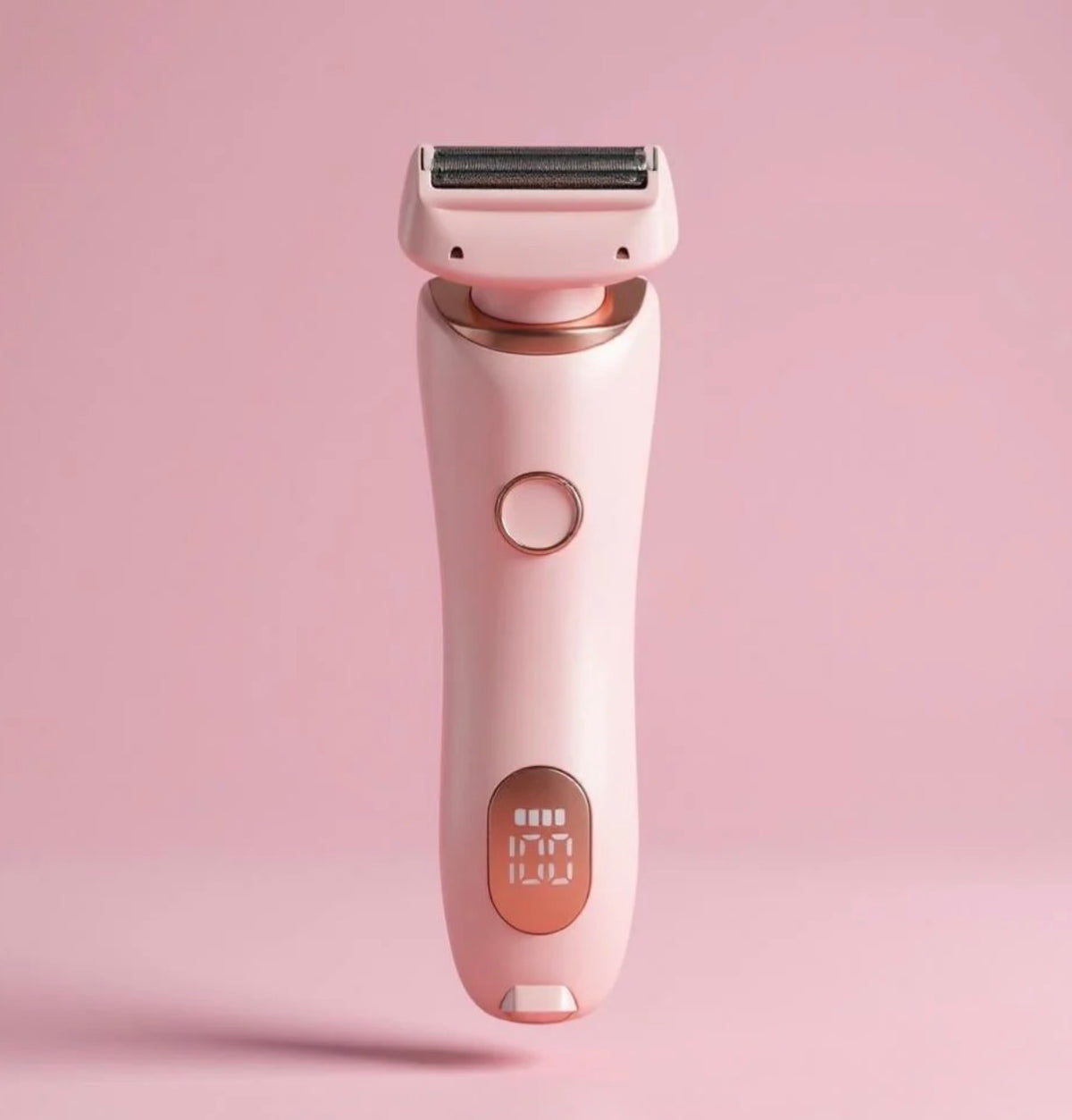 Women Shaving Digital Shaver