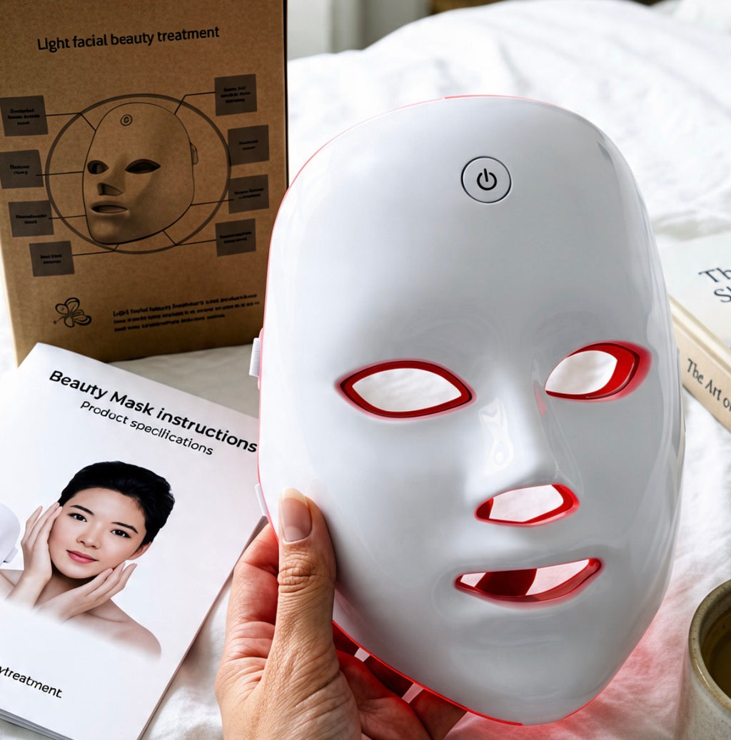 7-in-1 LED Light Therapy Facial Mask