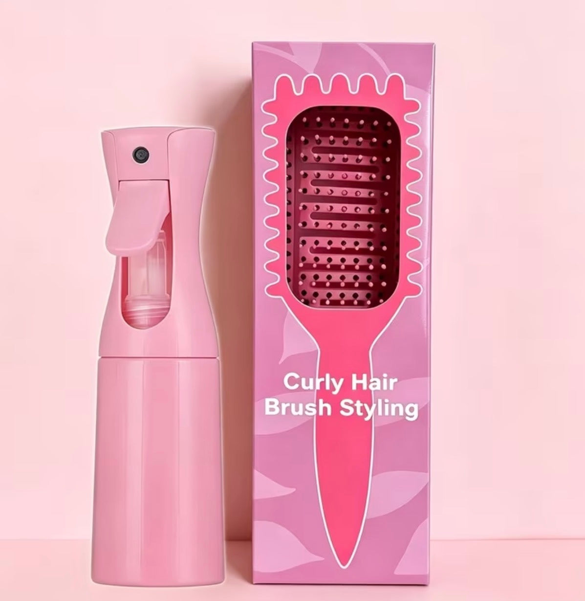 Styling Brush & Continuous Mist Bottle Set